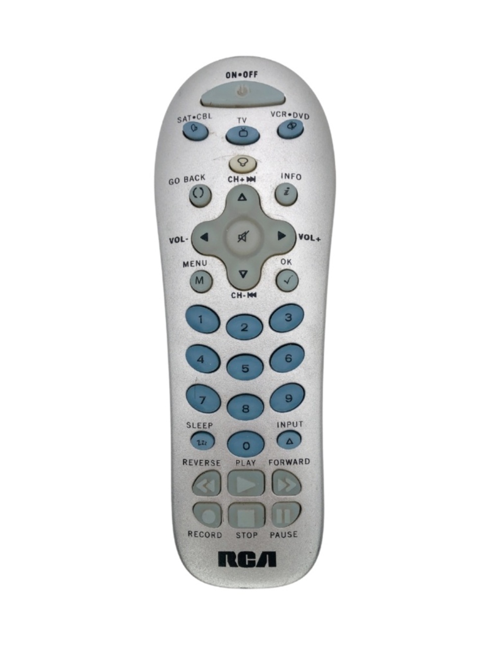 RCA Universal Remote RCR311ST Light Up Keypad TV DVD VCR Cable Satellite Tested